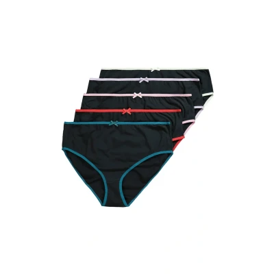 Abbildung von Ulla Popken 5 PACK Contrast TRIM MIDI Slip, Damen, Größe: 50/52, .