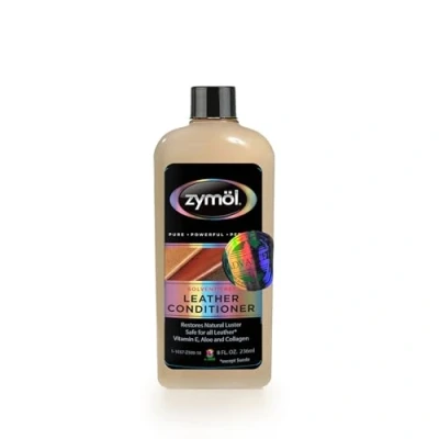 Abbildung von Zymöl Leather Conditioner Lederpflege für moderne Leder mit UV Schutz und Vitaminen ein neuwertiges geschütztes