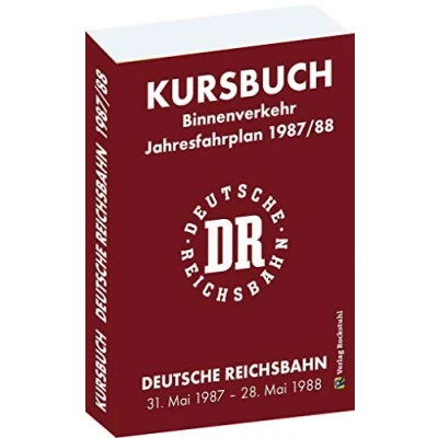 Abbildung von Kursbuch der Deutschen Reichsbahn 1987/1988: Jahresfahrplan, gültig vom 31. Mai 1987 bis 28. 1988