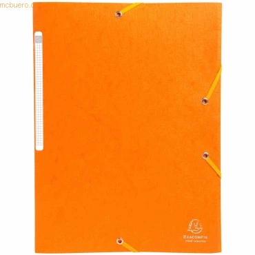Abbildung von 50 x Exacompta Sammelmappe A4 Scotten Manila Karton 425g/qm orange