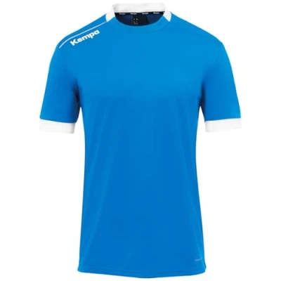 Abbildung von Kempa Player Tshirt print, Damen, Größe: Large, Kempablau weiß