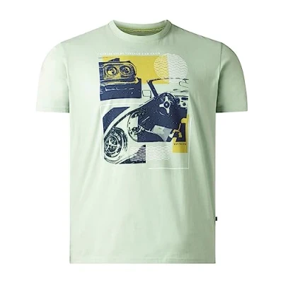 Abbildung von Charles Colby EARL Benjamin Tshirt print, Herren, Größe: XXL, Mint