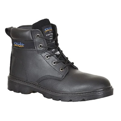 Abbildung von Portwest Steelite Thor Sicherheitsstiefel S3, Größe: 44, Farbe: Schwarz, FW11BKR44