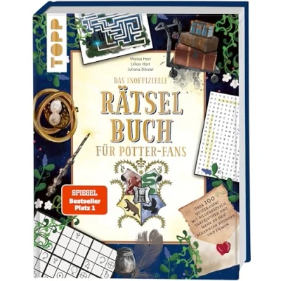Abbildung von Das inoffizielle Harry Potter Rätselbuch. Über 100 Quizfragen, Bilderrätsel, Labyrinthe und mehr zu den bekannten Büchern Filmen: neue Buch von Influencerin Marisa Hart Tochter Lillian