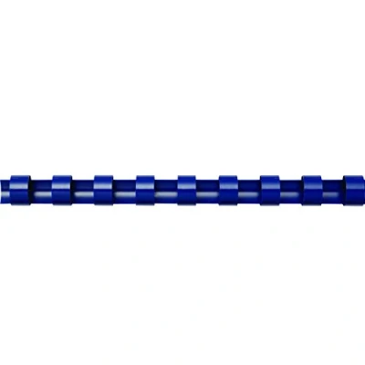 Abbildung von Fellowes 5347505 Plastikbinderücken rund 19 mm, blau, 100 Stück