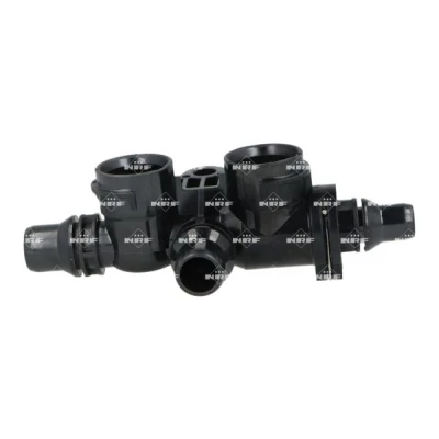 Abbildung von NRF 725383 Kühlwasserthermostat integriertes Gehäuse BMW: X5