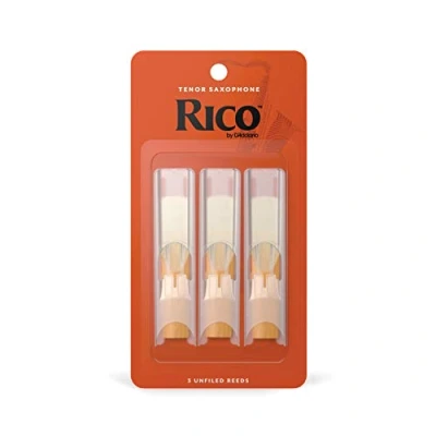 Abbildung von D&#039;Addario Woodwinds Rico Tenorsaxophonblätter Tenor Saxophon Blätter Stärke 1.5, 3 Packung