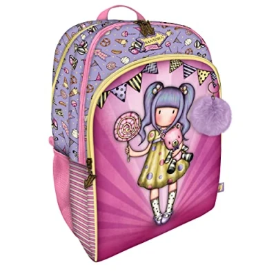 Abbildung von Santoro 1130GJ02 Gorjuss Fairground Rucksack, 34,5 x 43,5 22 cm, Rose