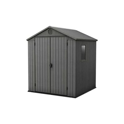 Abbildung von Keter Gartenhaus DARWIN 6x6, grau, 190 x182 x 221cm