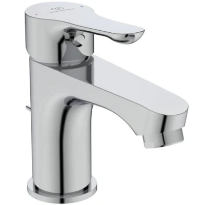 Abbildung von Ideal Standard BC647AA Alpha Waschtischarmatur mit Zugknopf Ablaufgarnitur