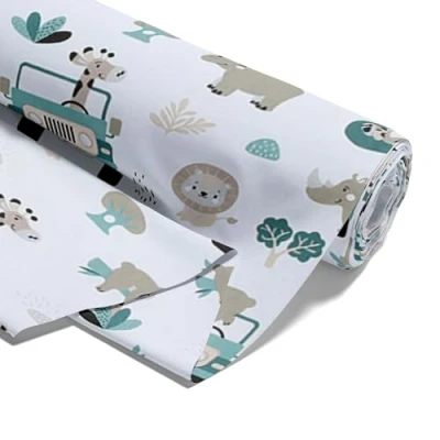 Abbildung von Amazinggirl Stoff Baumwollstoff Meterware 2 M x 160 cm Stoffe zum Nähen