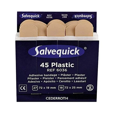Abbildung von Salvequick Pflasterstrips Wasserfest Ref 45 St