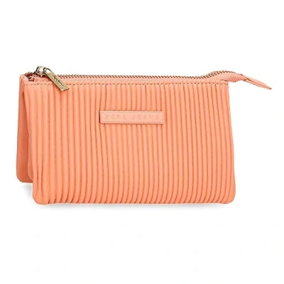Abbildung von Pepe Jeans Aurora Geldbörse drei Fächer Orange 17,5 x 9,5 2 cm Kunstleder
