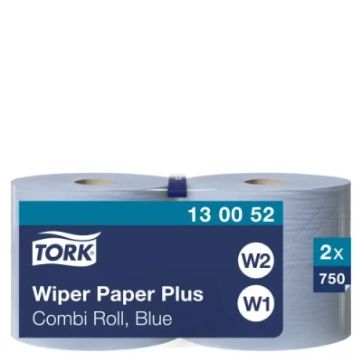 Abbildung von TORK Kosmetiktücher Putztuchrollen Advanced 420 2 lagig x 750 Blätter Blau