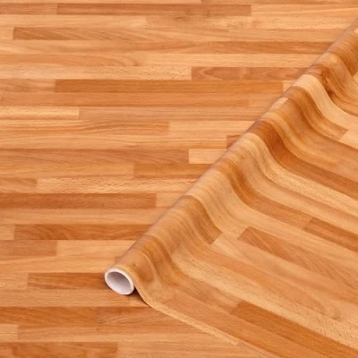 Abbildung von d c fix Möbel Klebefolie Butcherblock Holz Optik 67,5 cm x 2 m Möbelfolie selbstklebend Deko Folie Küchen Schrank Fensterbank Küchenfronten Schrankfolie Tisch Holzfolie Metzger Block braun
