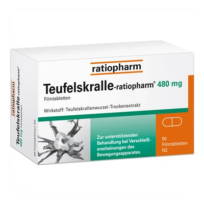Abbildung von Teufelskralle ratiopharm 480 mg 50 St