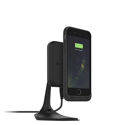 Abbildung von Mophie Charge Force DESK Mount kabelloser Aufladung schwarz WRLS BLK