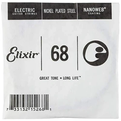 Abbildung von Elixir® Saiten E Gitarre Einzelsaite mit NANOWEB® Beschichtung (.068)