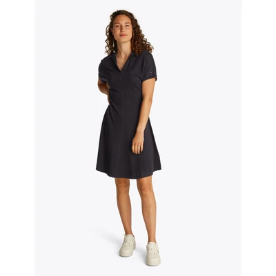 Abbildung von Tommy Hilfiger OPEN Dress Freizeitkleid, Damen, Größe: 3XL, Black