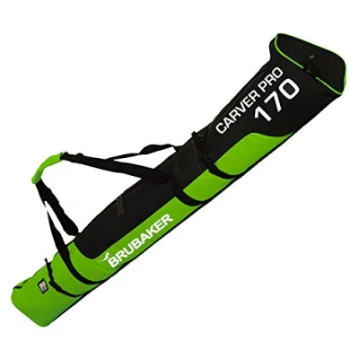 Abbildung von BRUBAKER Skitasche Carver Pro 2.0 Ski Tasche (1 tlg., reißfest und schnittfest), gepolsterter Skisack mit Zipperverschluss