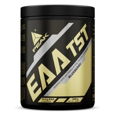 Abbildung von PEAK EAA TS Technology 500g Geschmack Blueberry I alle essentiellen Aminosäuren Muskelaufbau schnell resorbierbar vegan B Vitamine