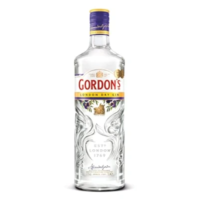 Abbildung von Gordon&#039;s London Dry Gin mit Zitrusfrische Ausgezeichnet &amp; aromatisiert handgefertigt auf englischem Boden 37,5% vol 700 ml Einzelflasche