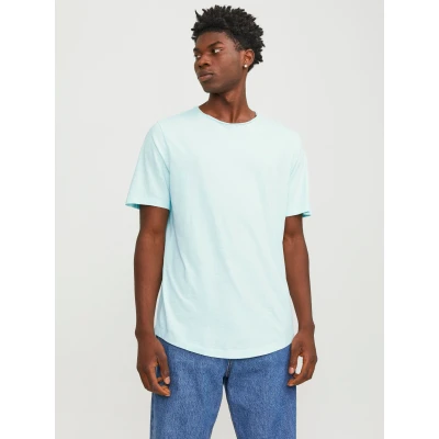 Abbildung von Jack &amp; Jones Jjebasher TEE O NECK Tshirt basic, Herren, Größe: XS, Soothing sea