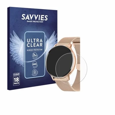 Abbildung von Savvies 18 Stück Schutzfolie für Hasakei S53 1.39&quot; Displayschutz Folie Ultra Transparent