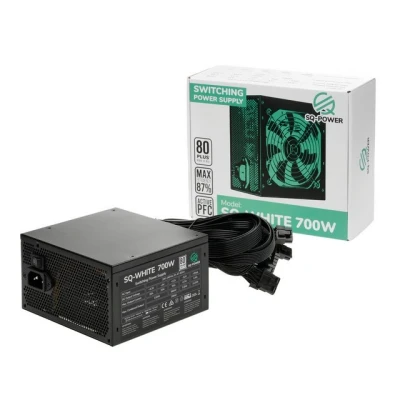 Abbildung von SQ POWER GmbH WHITE 700 Watt PC Netzteil (80)