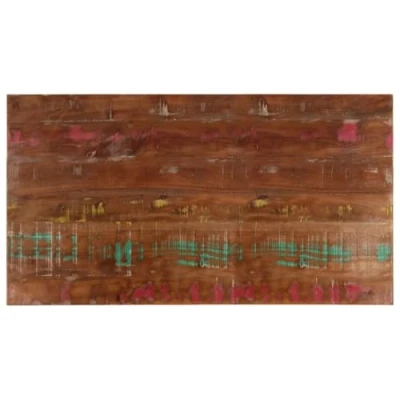 Abbildung von vidaXL Tischplatte, Holzplatte Rechteckig, Massivholzplatte für Tisch Esstisch Couchtisch, Ersatztischplatte, 100x60x2,5cm Altholz Massiv