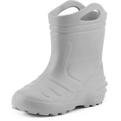 Abbildung von Ladeheid federleichte Regenschuhe Kinder mit Griffen KL051 Gummistiefel herausnehmbares Innenfutter