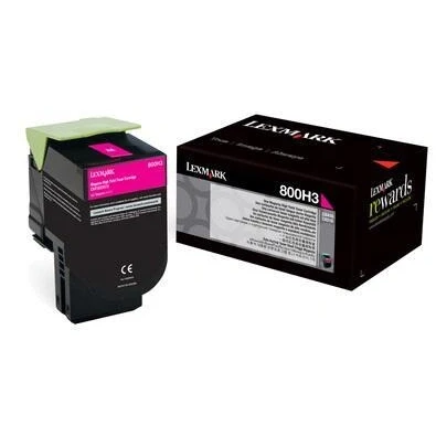 Abbildung von Lexmark Original Toner Standard Variante CX410 magenta 3.000 Seiten (80C0H30)
