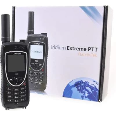 Abbildung von Iridium 9575 Extreme Push to Talk (PTT) Satellitentelefon mit Prepaid und Postpaid SIM Karte
