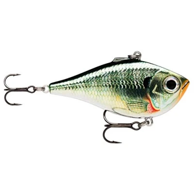 Abbildung von Rapala Rippin&#039; Rap Angelköder Slender Body &amp; Lipless Crank Angelzubehör Süßwasser Spinnköder Variable Lauftiefe Fischköder 7cm, 24g Hergestellt in Estland Chrome
