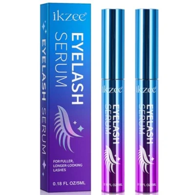 Abbildung von 2 Stück Wimpernwachstumsserum Wimpernserum für Wimpernwachstum, zum Wimpernwachstum Frauen, Wimpern serum dickere, vollere und längere Wimpern, Wimpernpflege