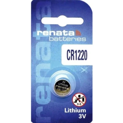 Abbildung von Renata CR1220 3 V Lithium Batterie DL1220, ECR1220, BR1220 (2 x CR 1220)