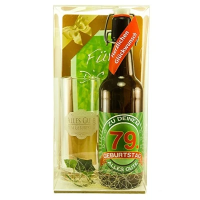 Abbildung von Bier Geschenk Geschenkset 79. Geburtstag