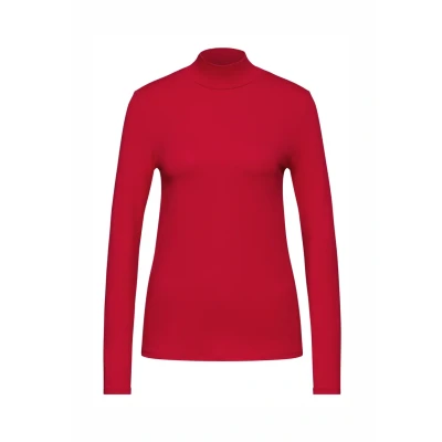 Abbildung von Street One Studio MIT Turtleneck Langarmshirt, Damen, Größe: 38, Rot