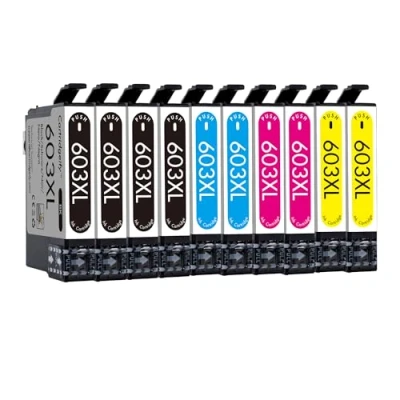 Abbildung von Cartridgeify 603XL Druckerpatronen Kompatibel mit Epson 603 XL Patronen Multipack, für Expression Home XP 2100 2105 3100 3105 4100 4105, Workforce WF 2810 2830 2835 2850