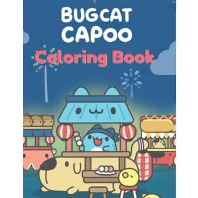 Abbildung von Bugcat Capoo Coloring Book: Book for kids, girls, Cute Book, gift