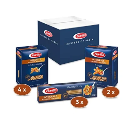 Abbildung von Barilla Vollkorn Pasta Box Multipack mit 3 Varianten Pasta, 9 x 500g