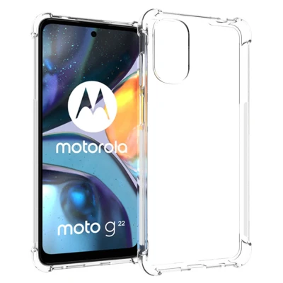 Abbildung von Motorola Moto G22 Hülle Silikon iMoshion Soft Case/Backcover Handyhülle Transparent
