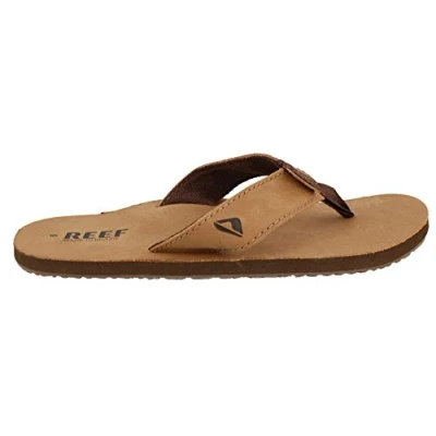 Abbildung von Reef Smoothy Zehentrenner, Herren, Größe: 45, Bronze brown Leder