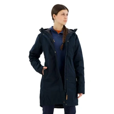 Abbildung von Fjällräven Kiruna Padded Jacke Damen Steppmantel (Dunkelrot L ) Parka