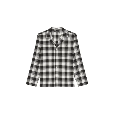 Abbildung von Marc OPolo Langarmshirt, wärmend, durchgehende Knopfleiste