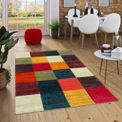 Abbildung von Pergamon Designteppich Designer Teppich Maui Modern Karo, Rechteckig, Höhe: 13 mm