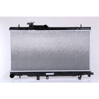 Abbildung von NISSENS 67709 Kühler, Motorkühlung Aluminium 340 685 16 Kühlrippen gelötet SUBARU: Outback II, Legacy 3 Kombi, Limousine