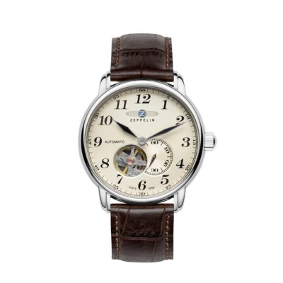 Abbildung von Zeppelin Armbanduhr LZ127 GRAF Automatik Open Heart 7666