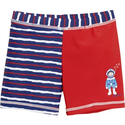Abbildung von Playshoes Jungen UV Schutz Short Taucher 461125, 8 Rot, 86 92