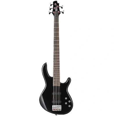 Abbildung von Cort Action Bass V Plus 5 String Electric Guitar, Black